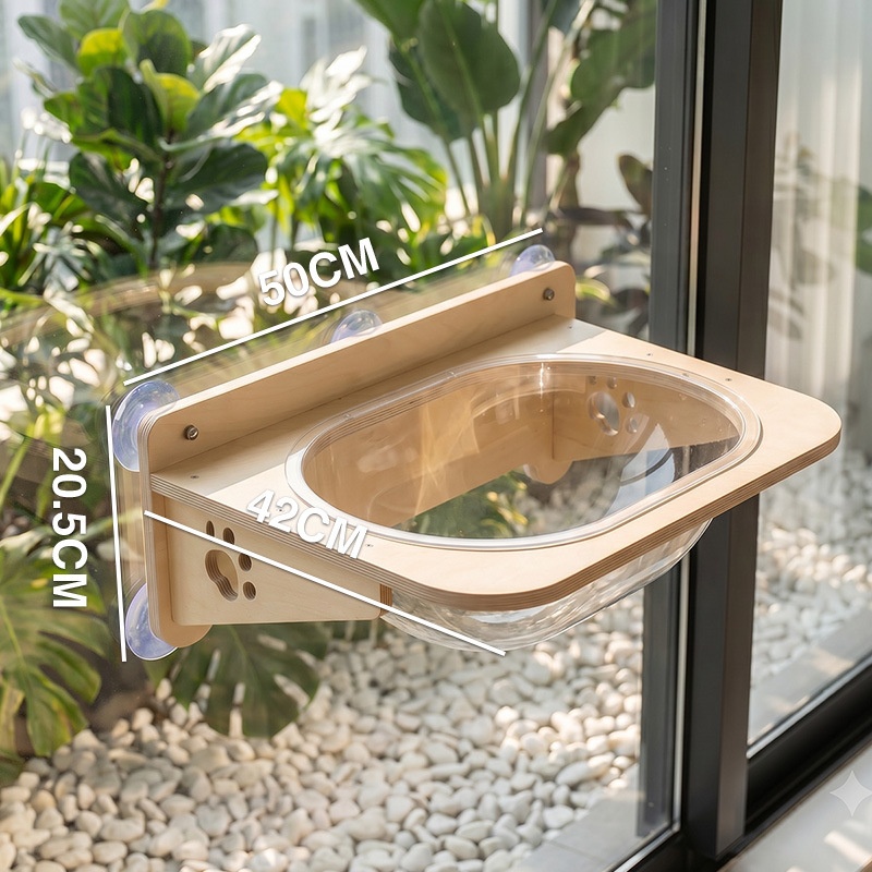 Beds & Mats · Suction-Mounted Cat Bed