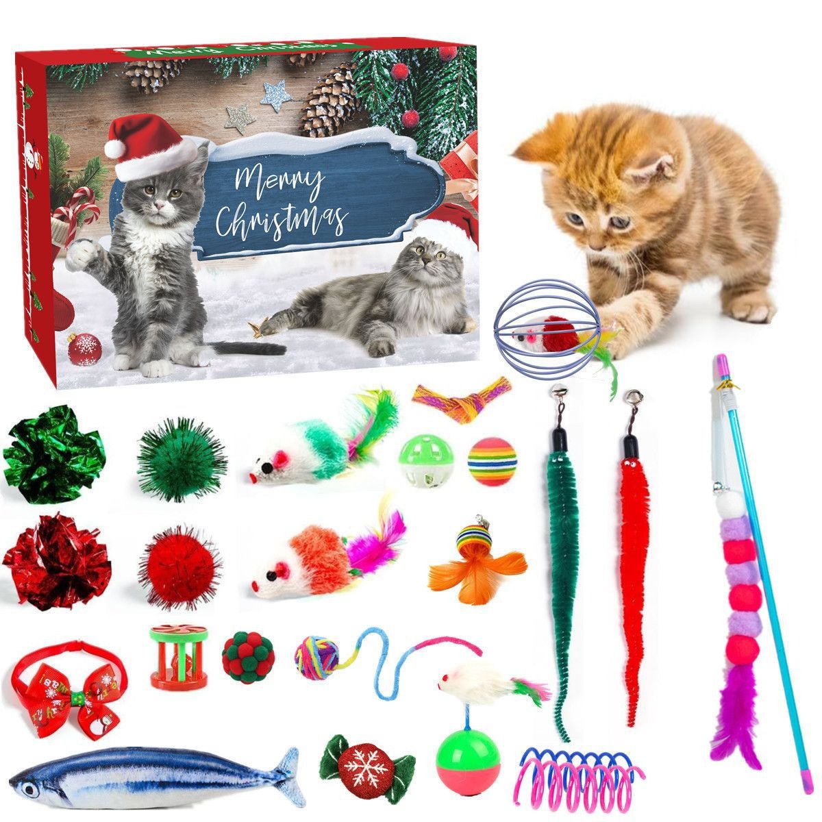 Christmas Gifts for Pets · Christmas Cat Toy Gift Set