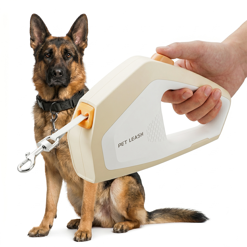 Leashes & Harnesses · Geometric Retractable Leash