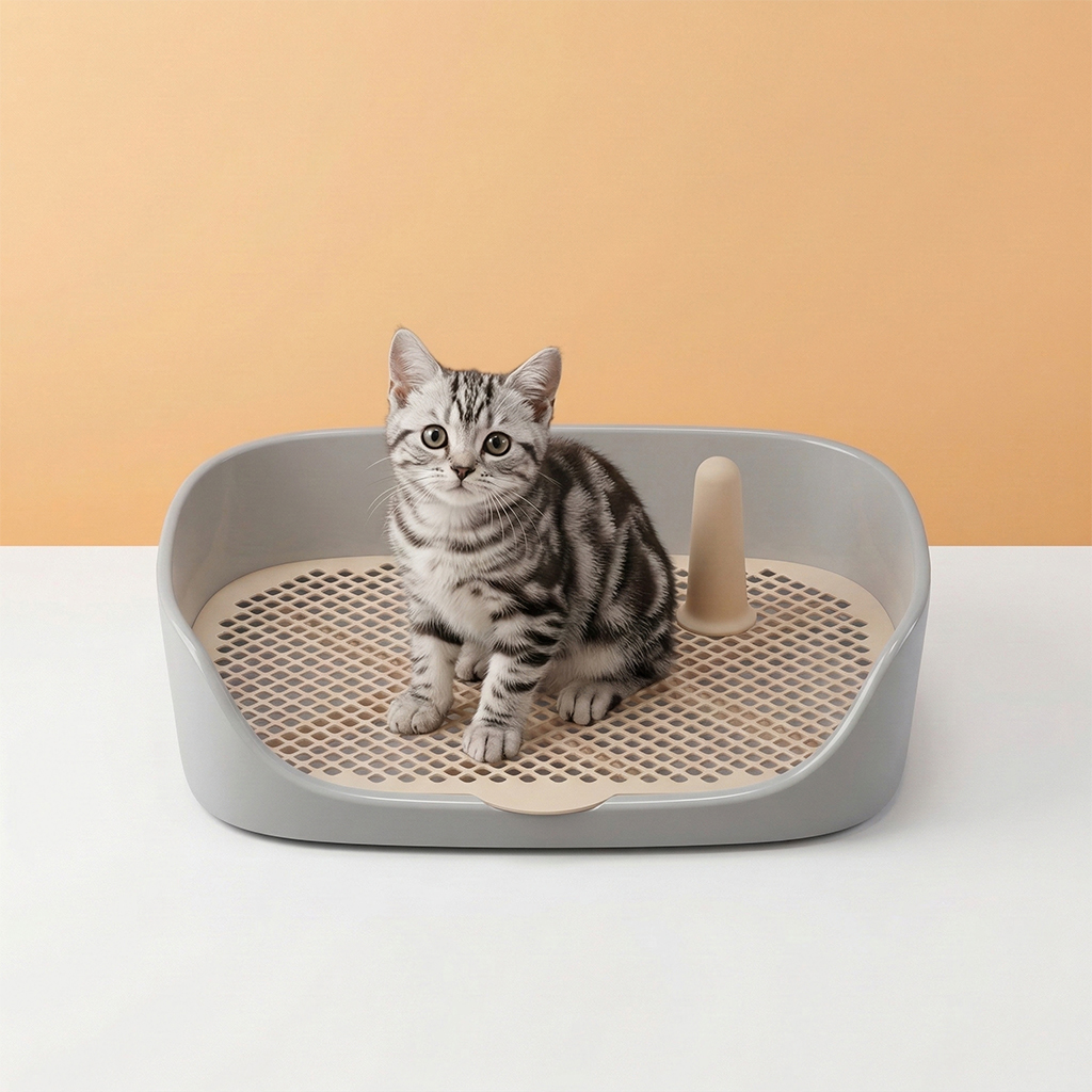 Litter Boxes · Semi-Enclosed Cat Litter Box