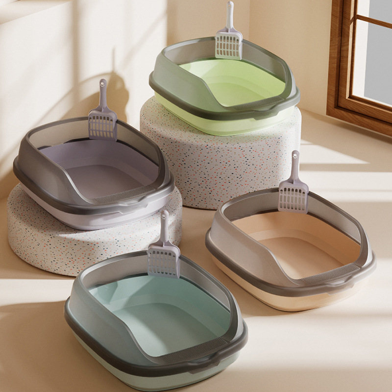 Litter Boxes · Semi-Enclosed Cat Litter Box